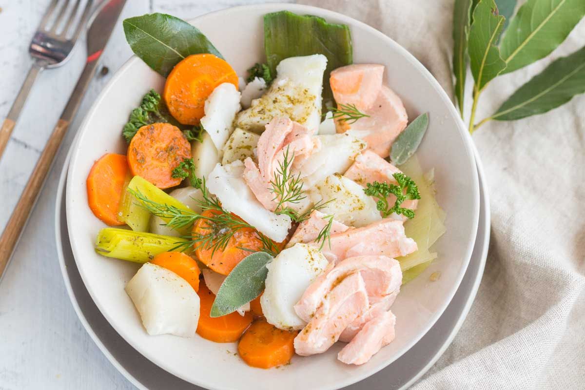 Le pot au feu léger au poisson