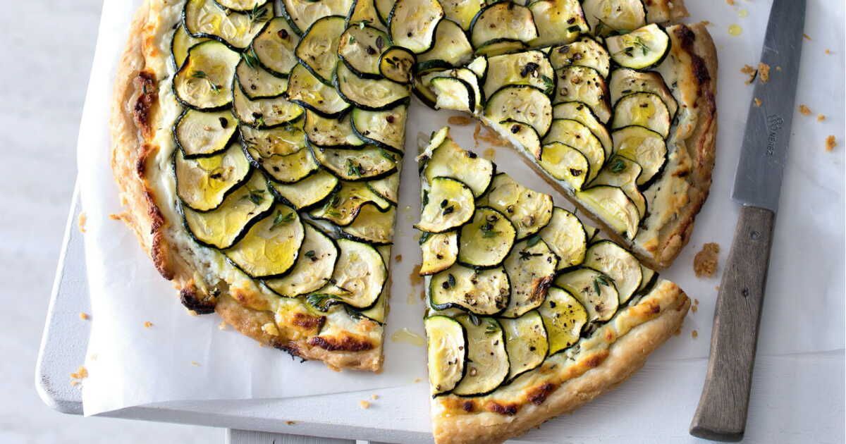 Une tarte fine aux courgettes qui va vous séduire