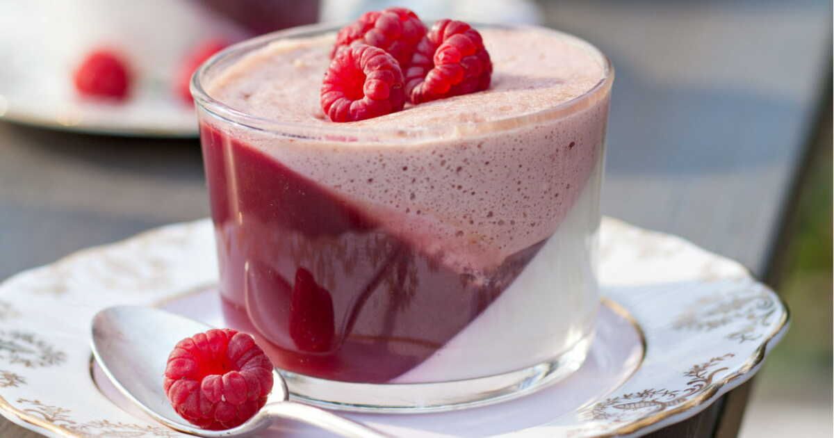 La magie des mousses dessert en trois couleurs