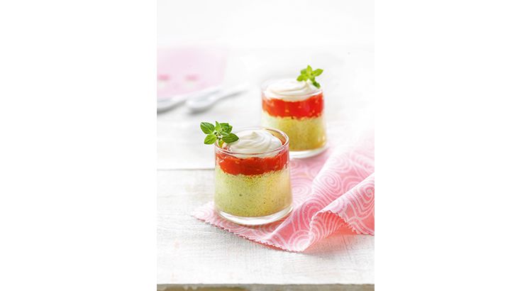 Des verrines de courgettes pour un brunch réussi