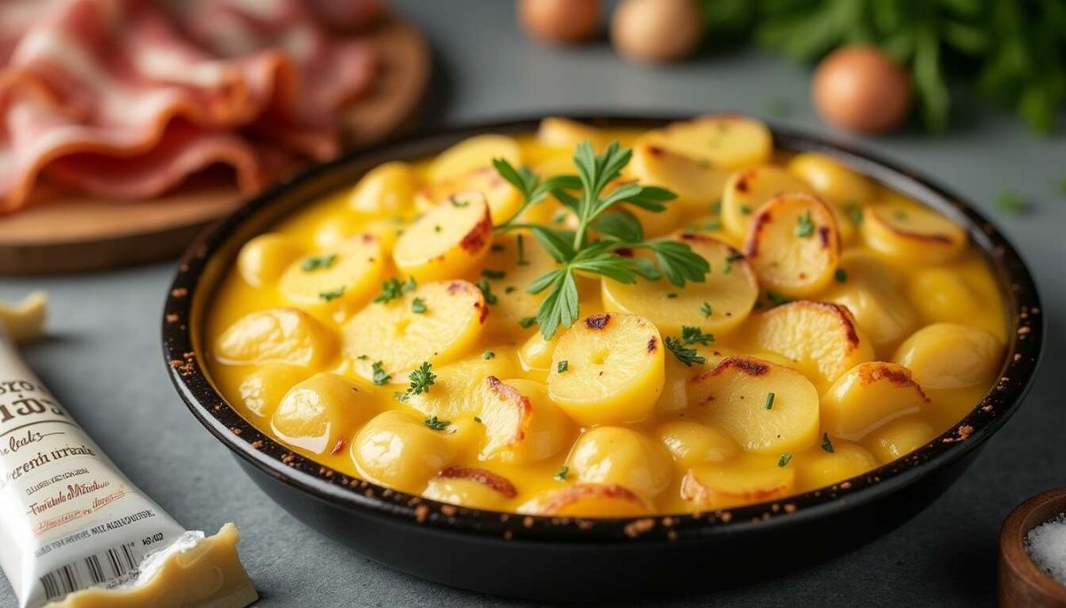 Une tartiflette savoureuse facile à réaliser au Cookeo