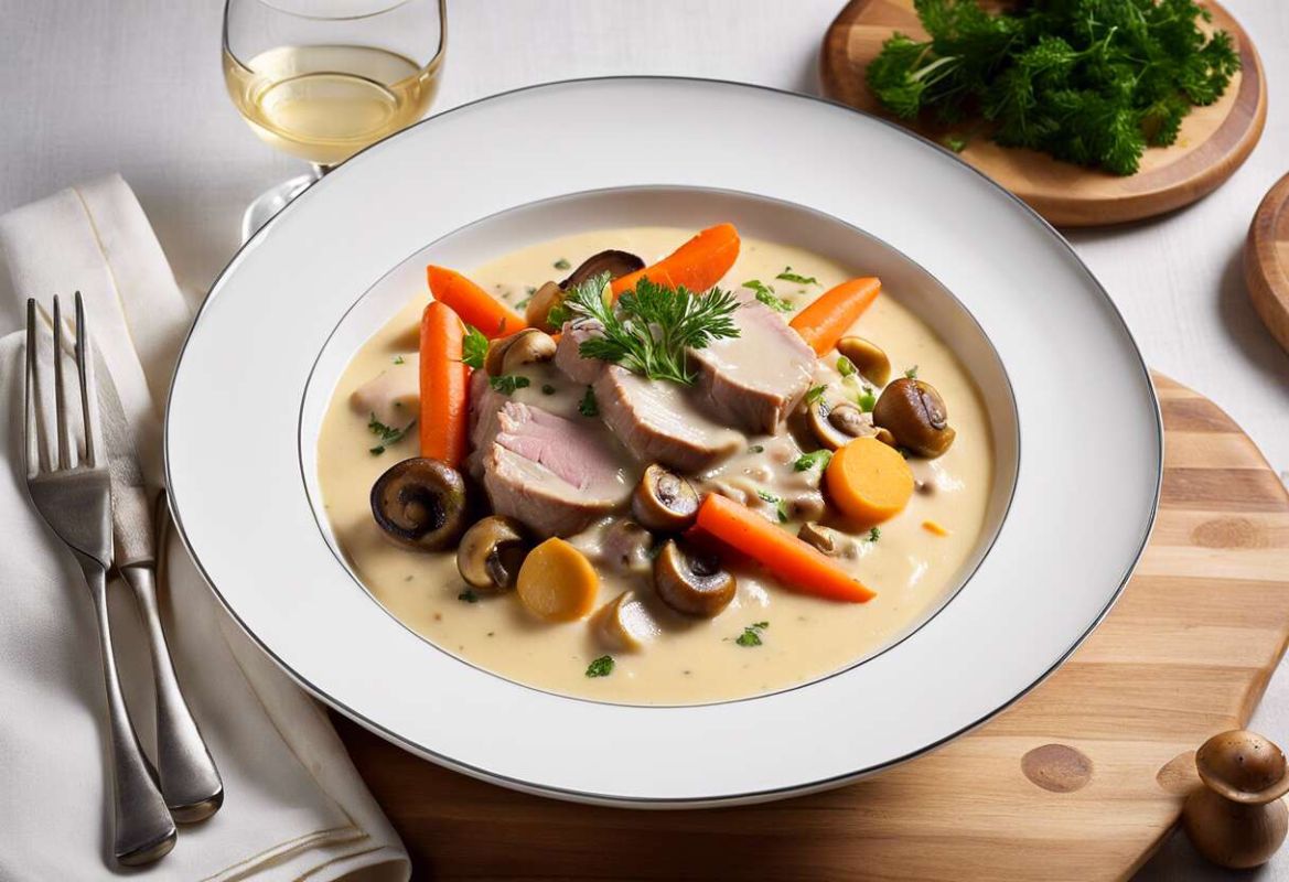 Découvrez la blanquette de veau à l'ancienne, un classique réconfortant