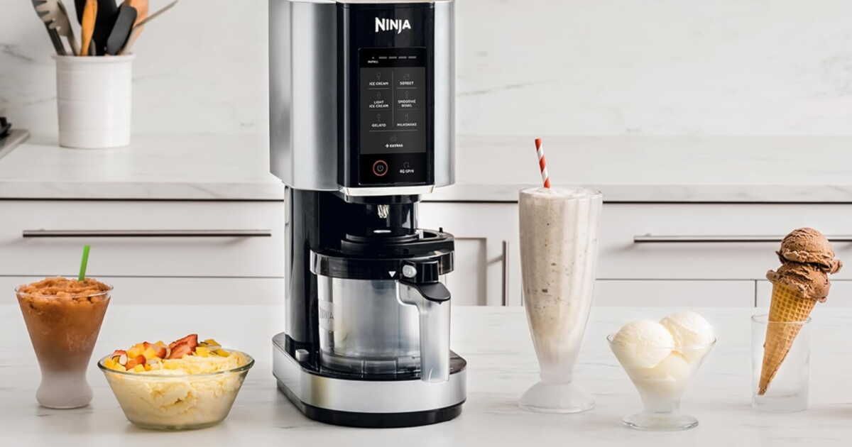 la crème glacée maison à portée de main avec la machine ninja en promotion