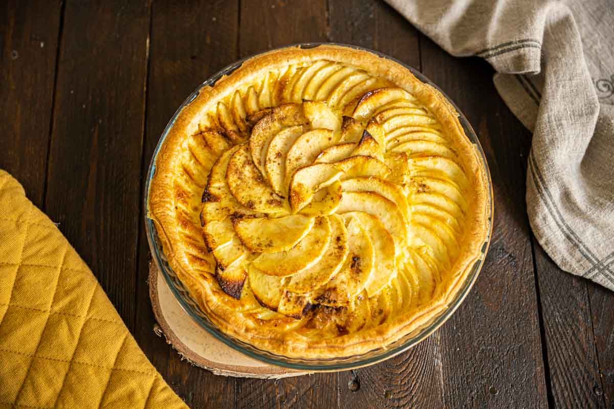 Une tarte aux pommes maison pour tous les gourmands