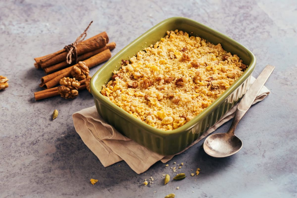 Découvrez le crumble aux pommes de Philippe Etchebest