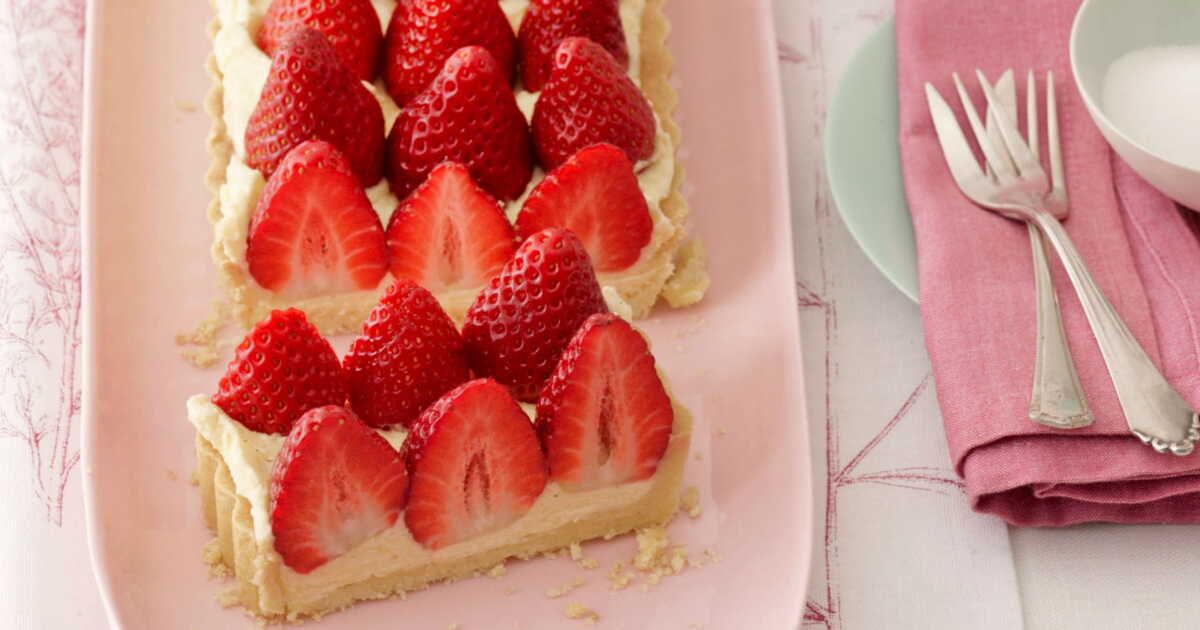 L'art de la tarte aux fraises revisitée avec une crème mousseline délicate