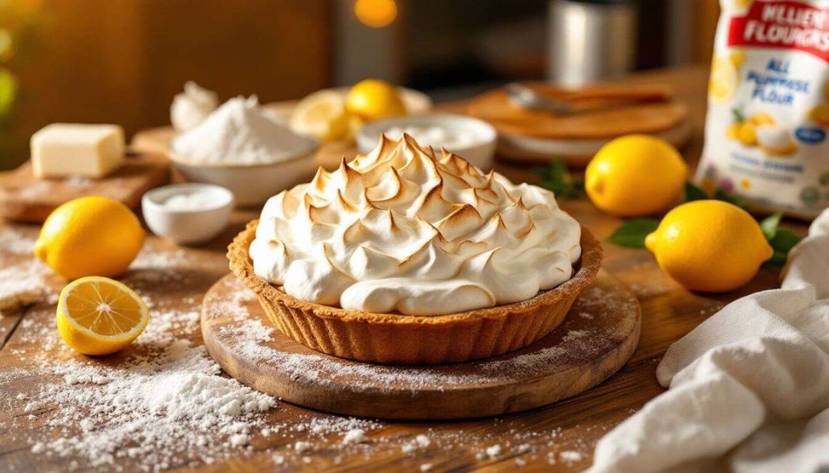Dégustez la tarte au citron meringuée, un classique revisité