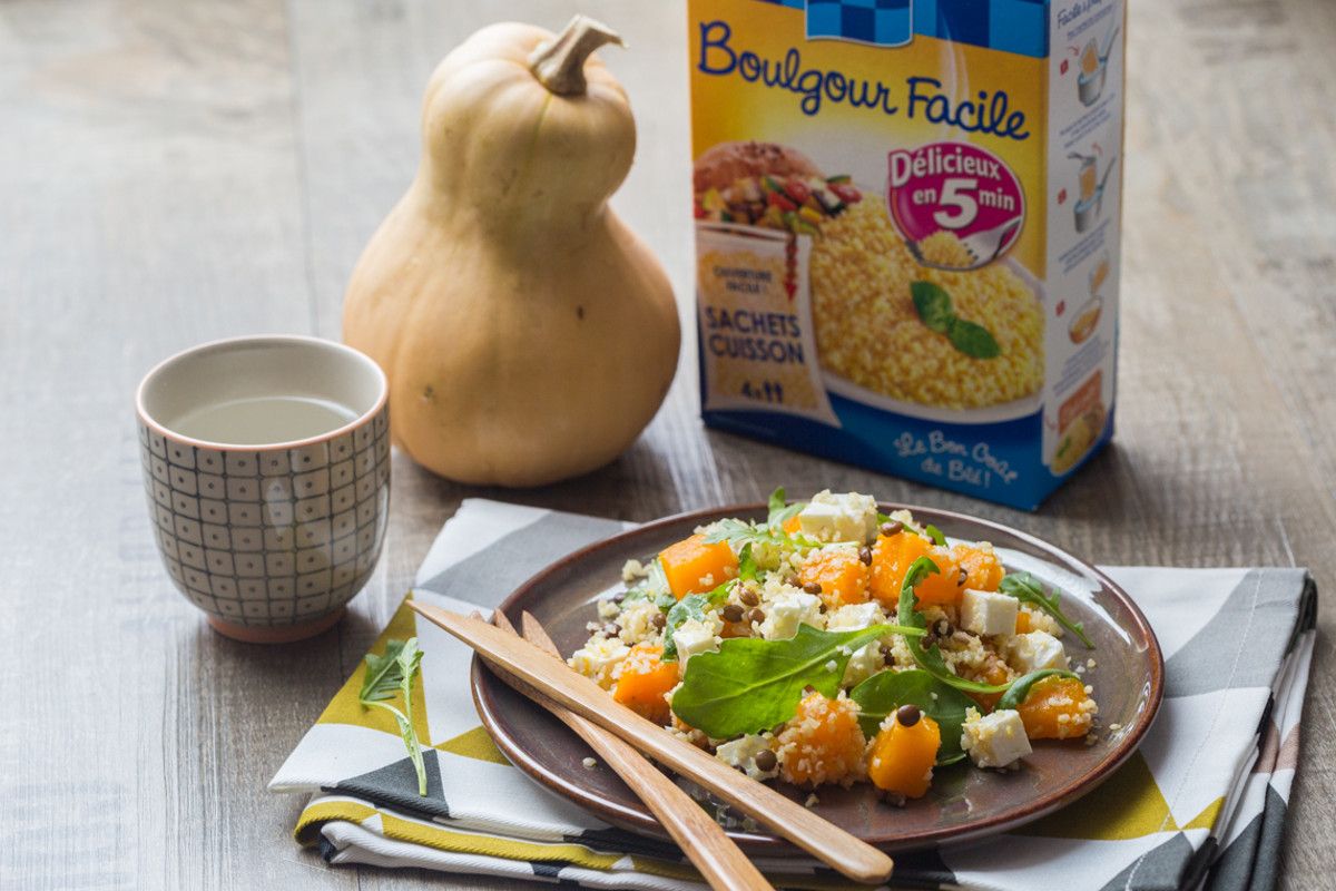 Salade de boulgour automnale {rapide & végé}