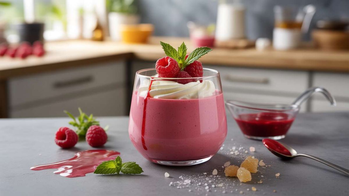 Découvrez la mousse à la framboise : un délice léger et fruité