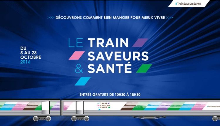 Le train expo qui réinvente l'alimentation saine