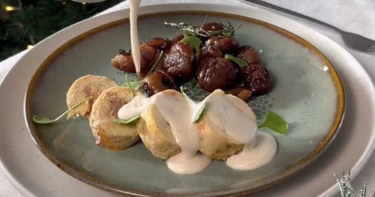 la ballottine de poulet au foie gras, le plat incontournable des fêtes