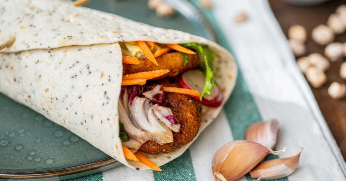 Découvrez la recette simplissime de galette wrap vegan à deux ingrédients