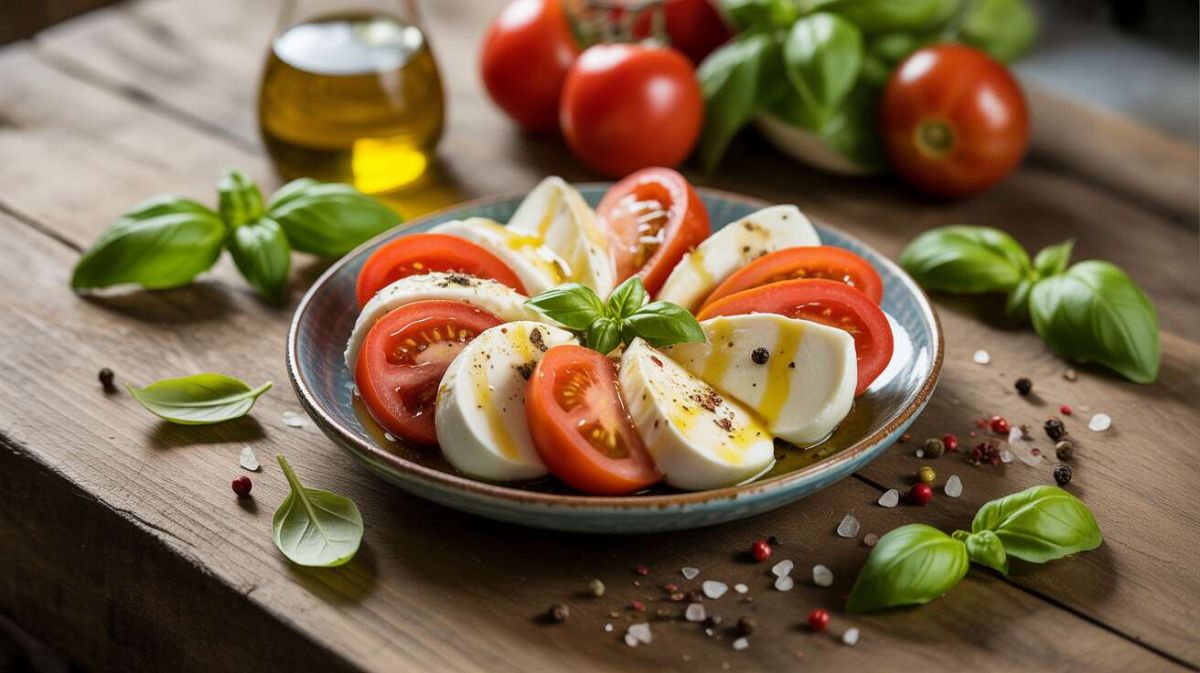 Tomates mozzarella basilic : une fraîcheur italienne à savourer