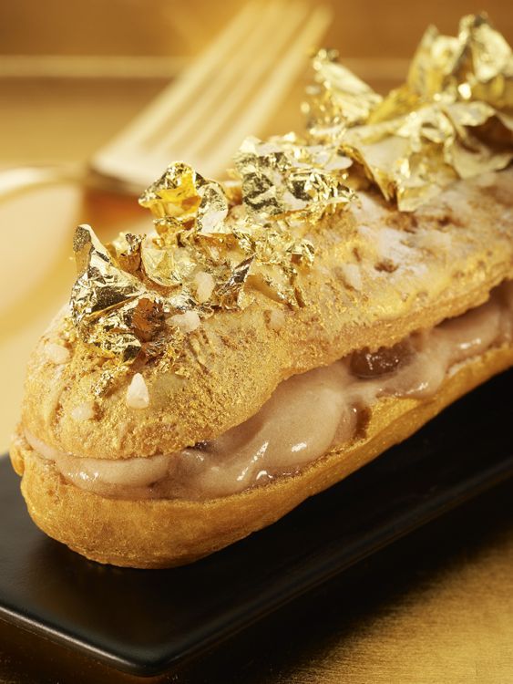 Des éclairs dorés aux marrons