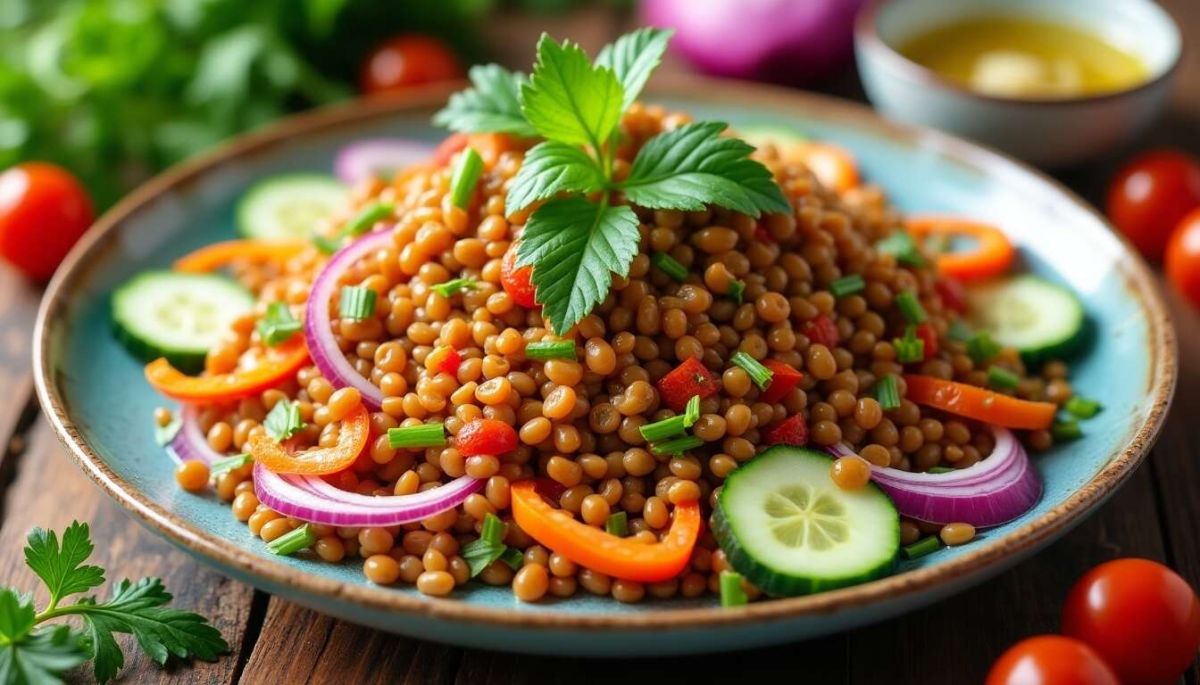 Savourez une délicieuse salade de lentilles corail pour un bien-être immédiat