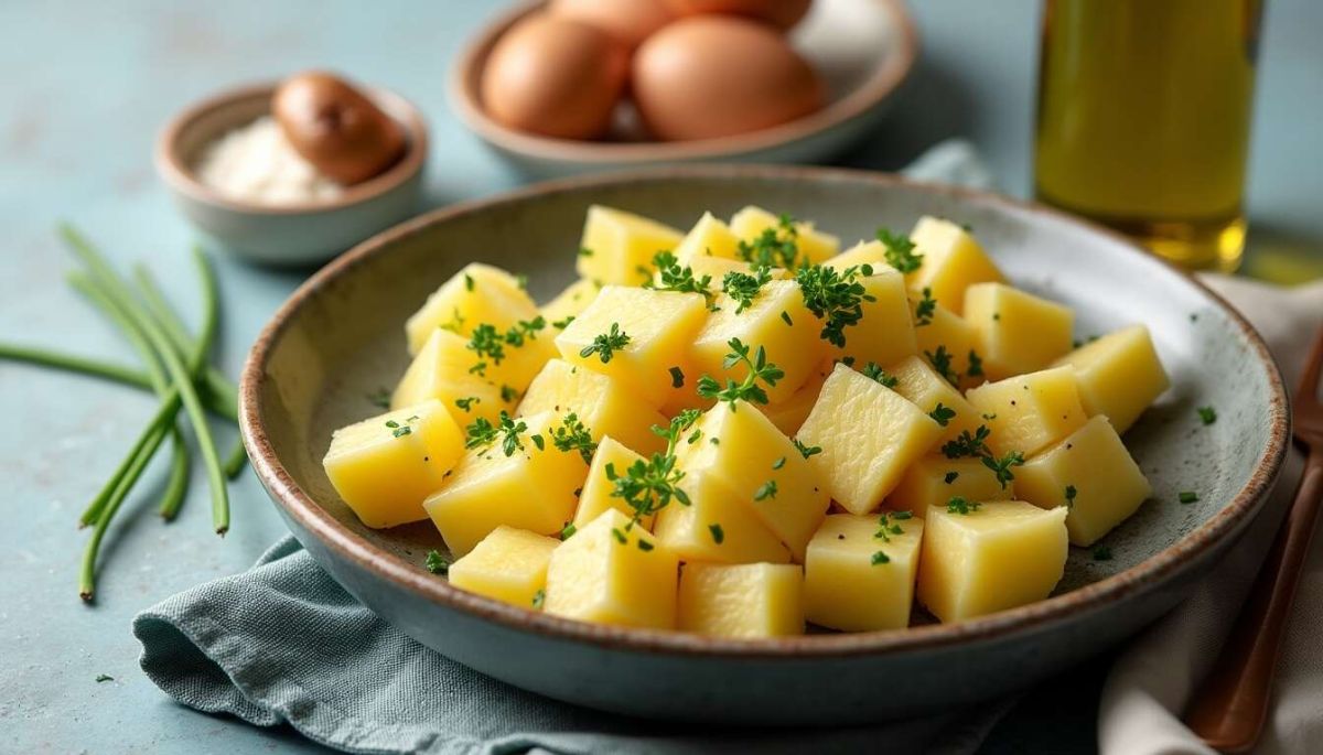 Salade de pommes de terre froide : une recette facile et rapide