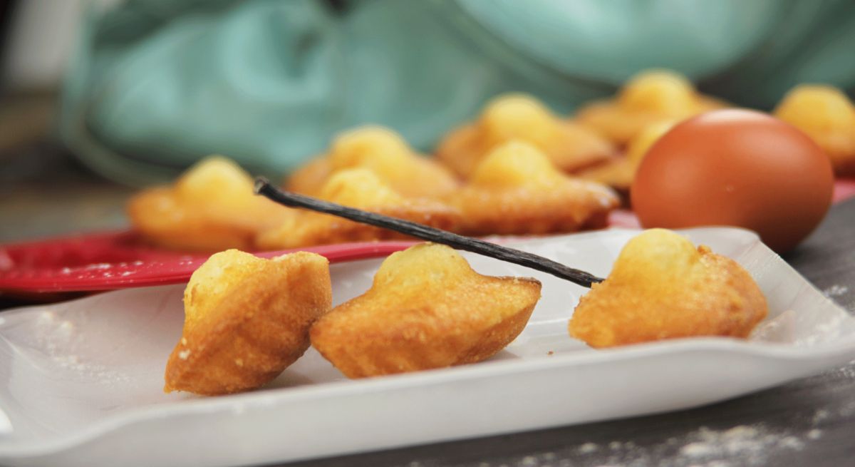 Des madeleines à la vanille, un régal en un clin d'œil