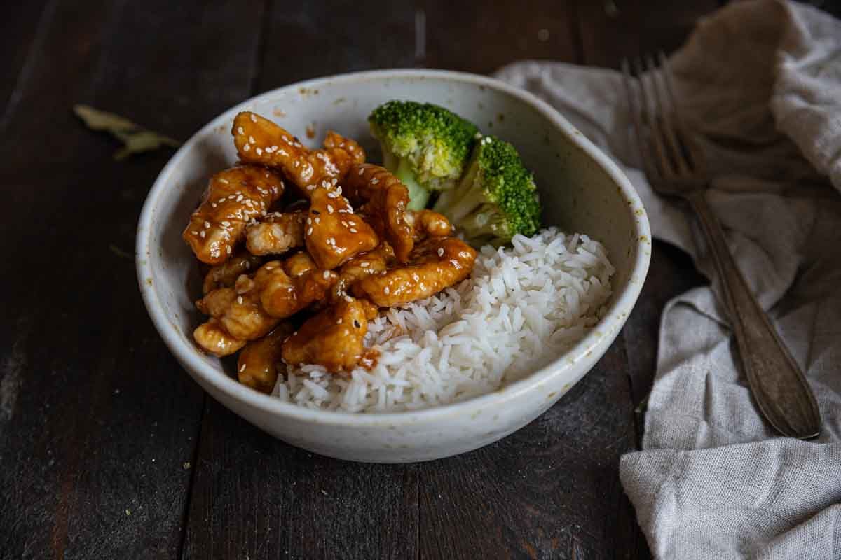 poulet miel et sésame