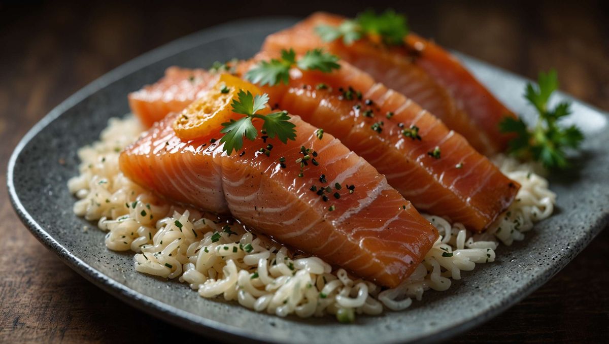 Savourez un tataki de saumon plein de fraîcheur