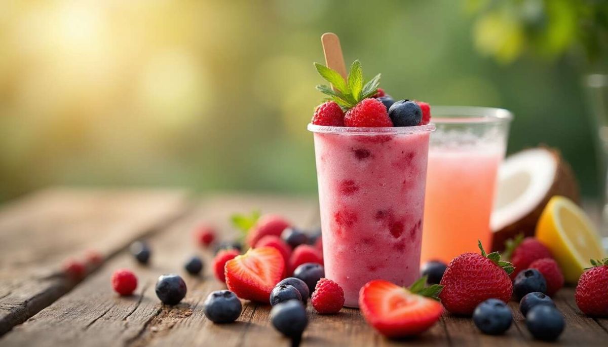 Glace à l’eau légère aux fruits rouges : rafraîchissez votre été