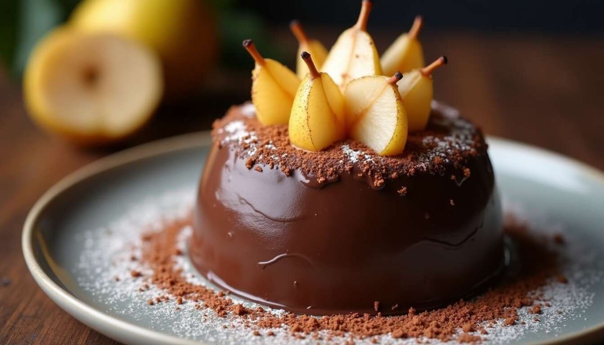 Un dessert irrésistible : la mousse choco-poire qui émerveille