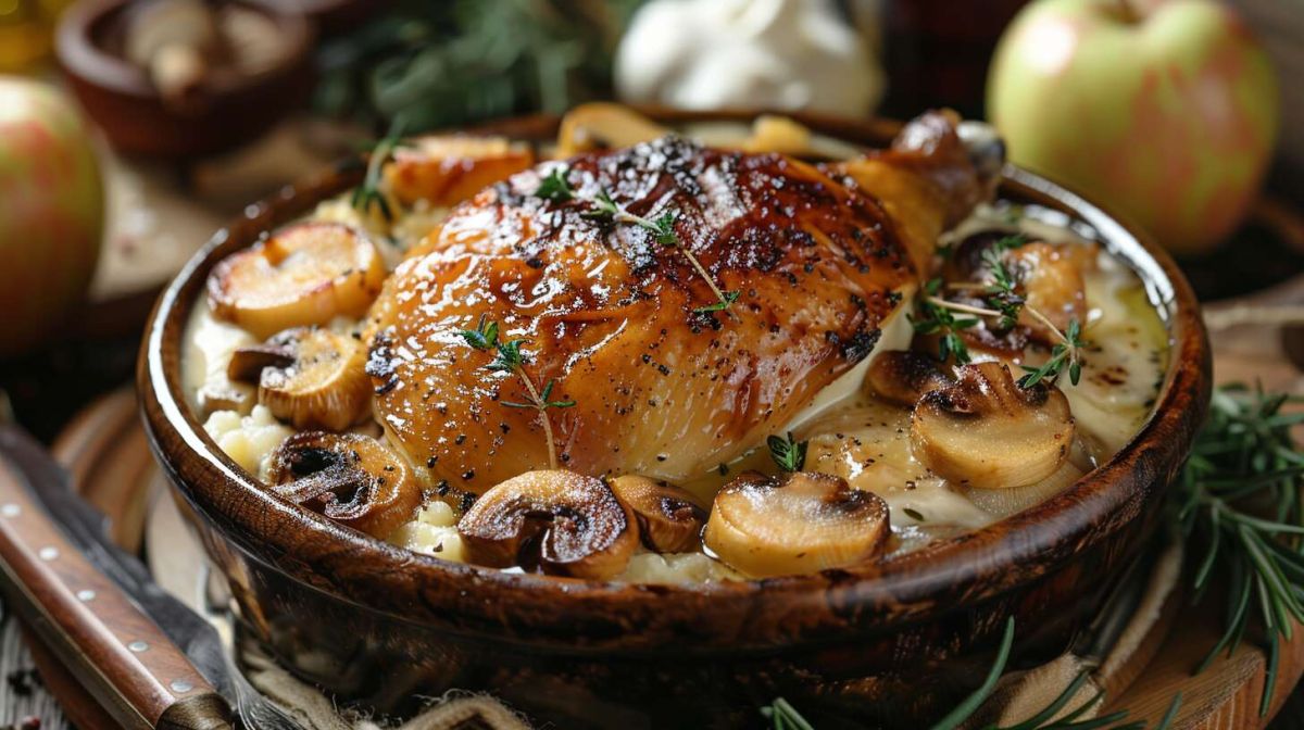Découvrez la magie du poulet à la normande