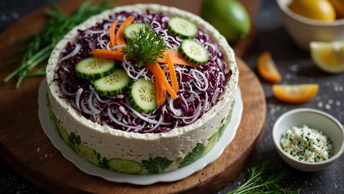 Découvrez le salad cake : une touche de fraîcheur à votre table