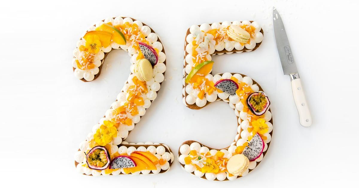 Un gâteau d'anniversaire tendance : découvrez le number cake