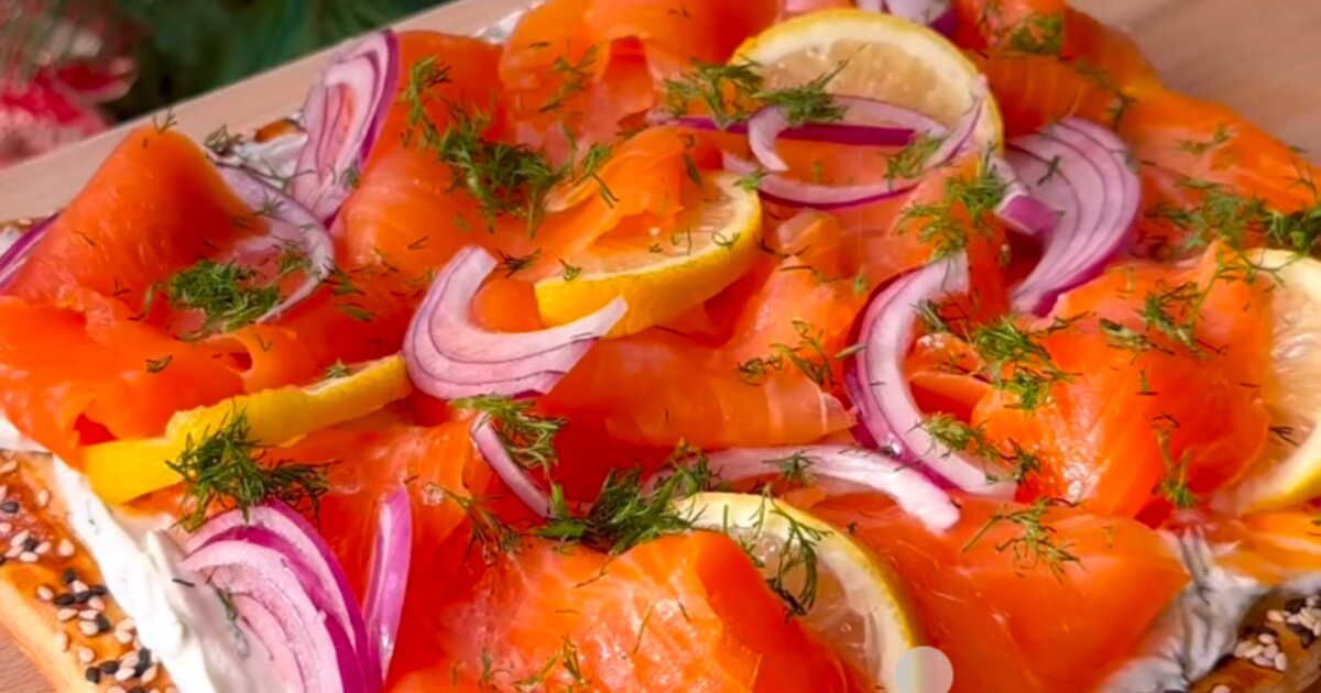 une tarte au saumon fumé qui fera sensation à l'apéro du réveillon
