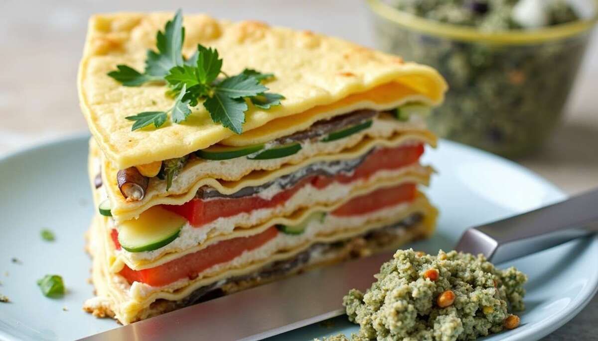 Millefeuille de légumes au fromage : une recette fraîche et colorée