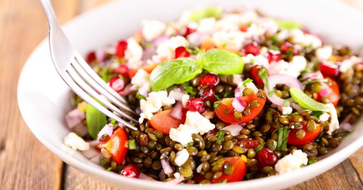 Une salade de lentilles estivale qui booste vos vitamines