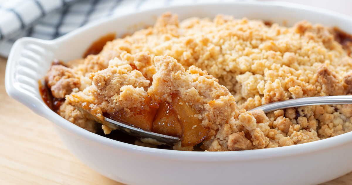 Crumble aux pommes et à la cannelle : un dessert réconfortant à faire chez soi