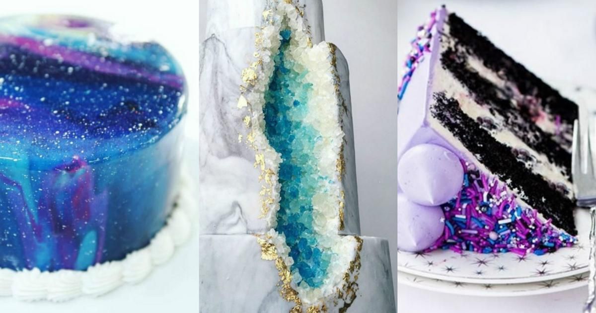 entre galaxie et cristaux : ces gâteaux qui révolutionnent la pâtisserie