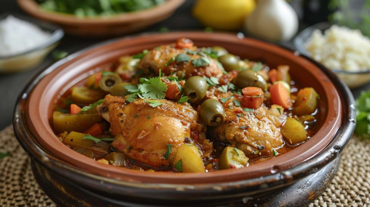 Voyage au Maroc avec un tajine de poulet facile au Cookeo