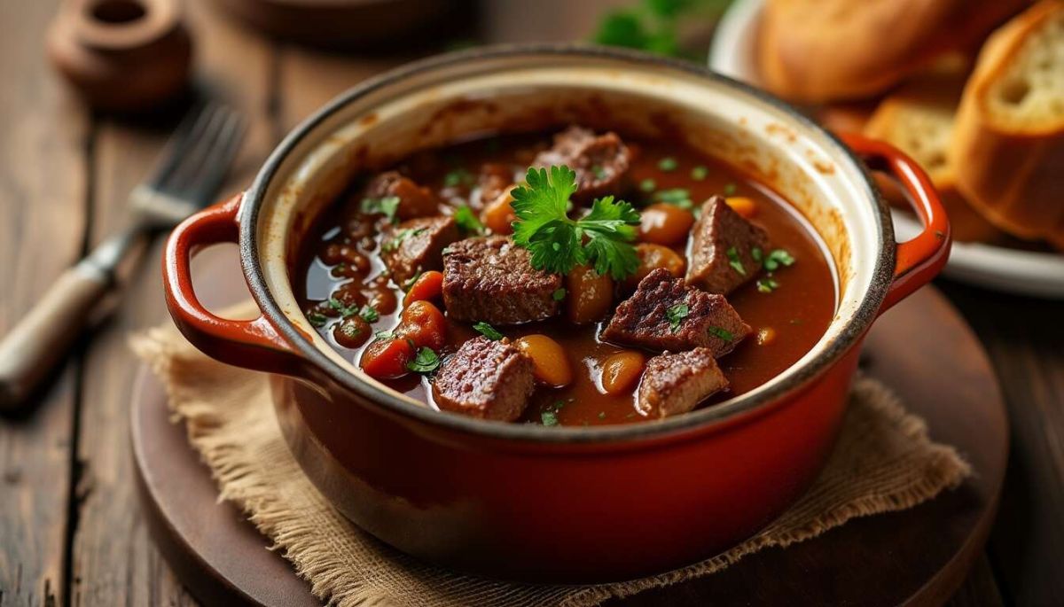 Découvrez la mijoteuse Action pour un bœuf bourguignon savoureux et simplifié