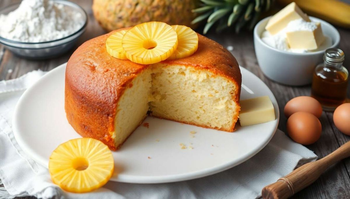 Un voyage tropical avec le gâteau à l’ananas moelleux