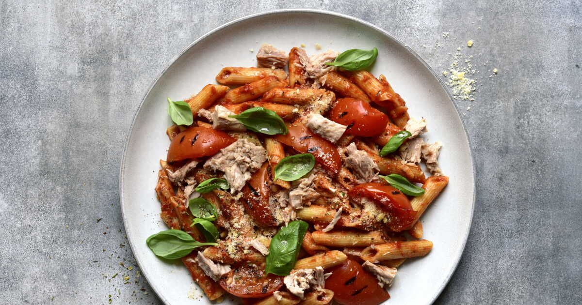 Découvrez la recette savoureuse des rigatoni al tonno de Laurent Mariotte